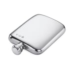 British Hip Flask Made of Tin 4 oz