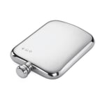 British Hip Flask Made of Tin 6 oz