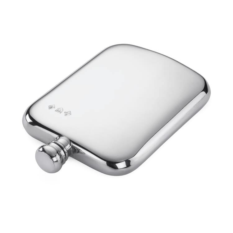 Flasque britannique en étain