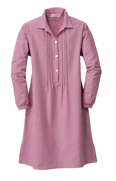 Ladies' flannel nightgown Red