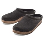 Felt slipper Anthracite