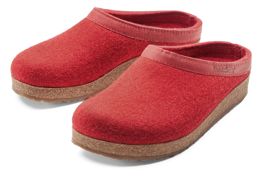 Felt slipper Red