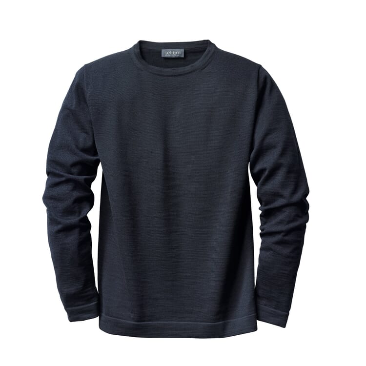 Men’s Crew Neck Sweater, Dark blue