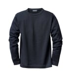 Trui met ronde hals voor heren Donkerblauw