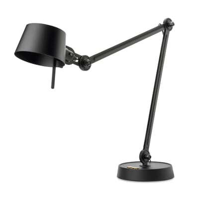 Uitgestorven in beroep gaan Signaal Desk Lamp with 3 Joints by Tonone, With base, Black | Manufactum