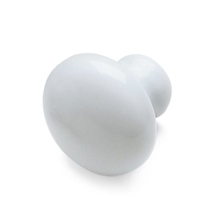 Bouton de meuble en porcelaine rond, Petit
