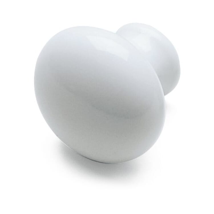 Bouton de meuble en porcelaine rond, Grand
