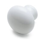 Møbelknop i porcelæn, rund Stor