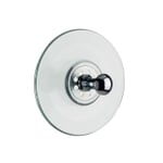 Suction Cup with Chromed Brass Button
