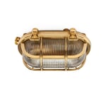 Kælderlys i messing Lille