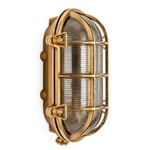 Kelderlamp messing Groot