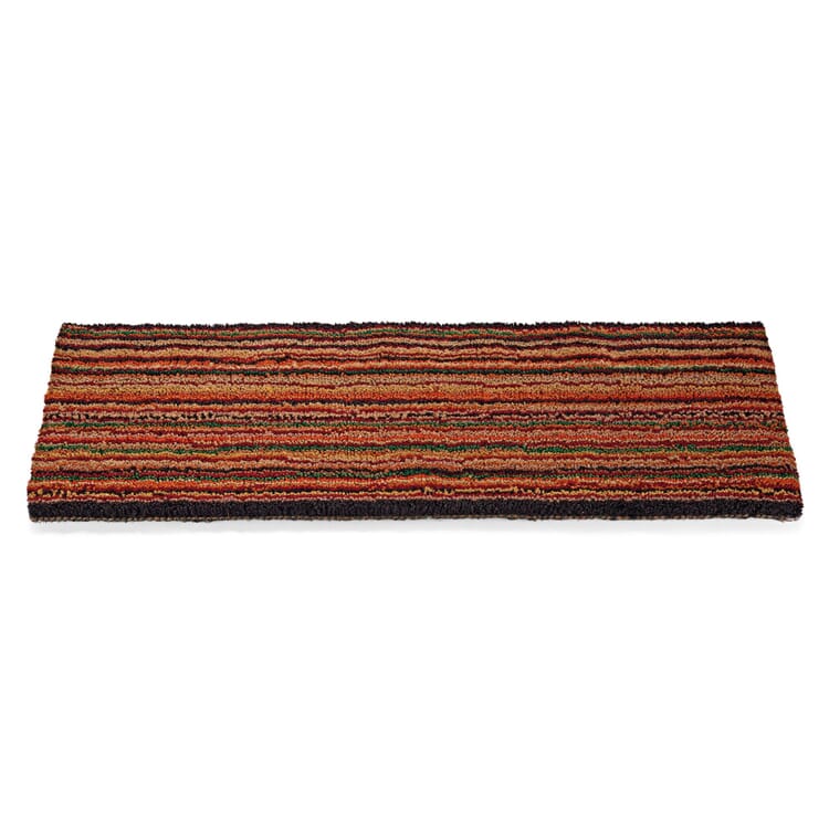 Tapis de couloir en velours de coco, Multicolore