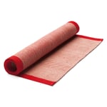 Finnish table runner linen Red