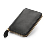 Cartera Manufactum con cremallera Negro