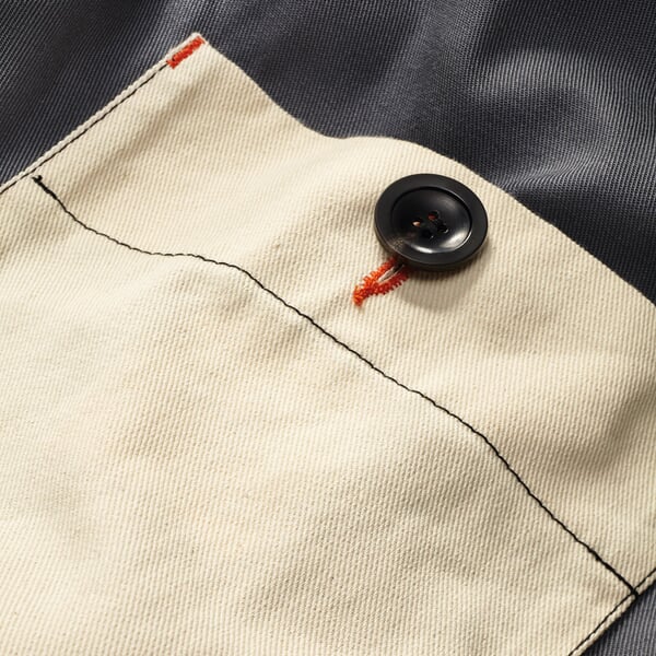 Men jacket English leather Black, close-up
