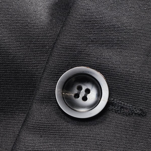 Herenjas Engels leder Zwart, close-up