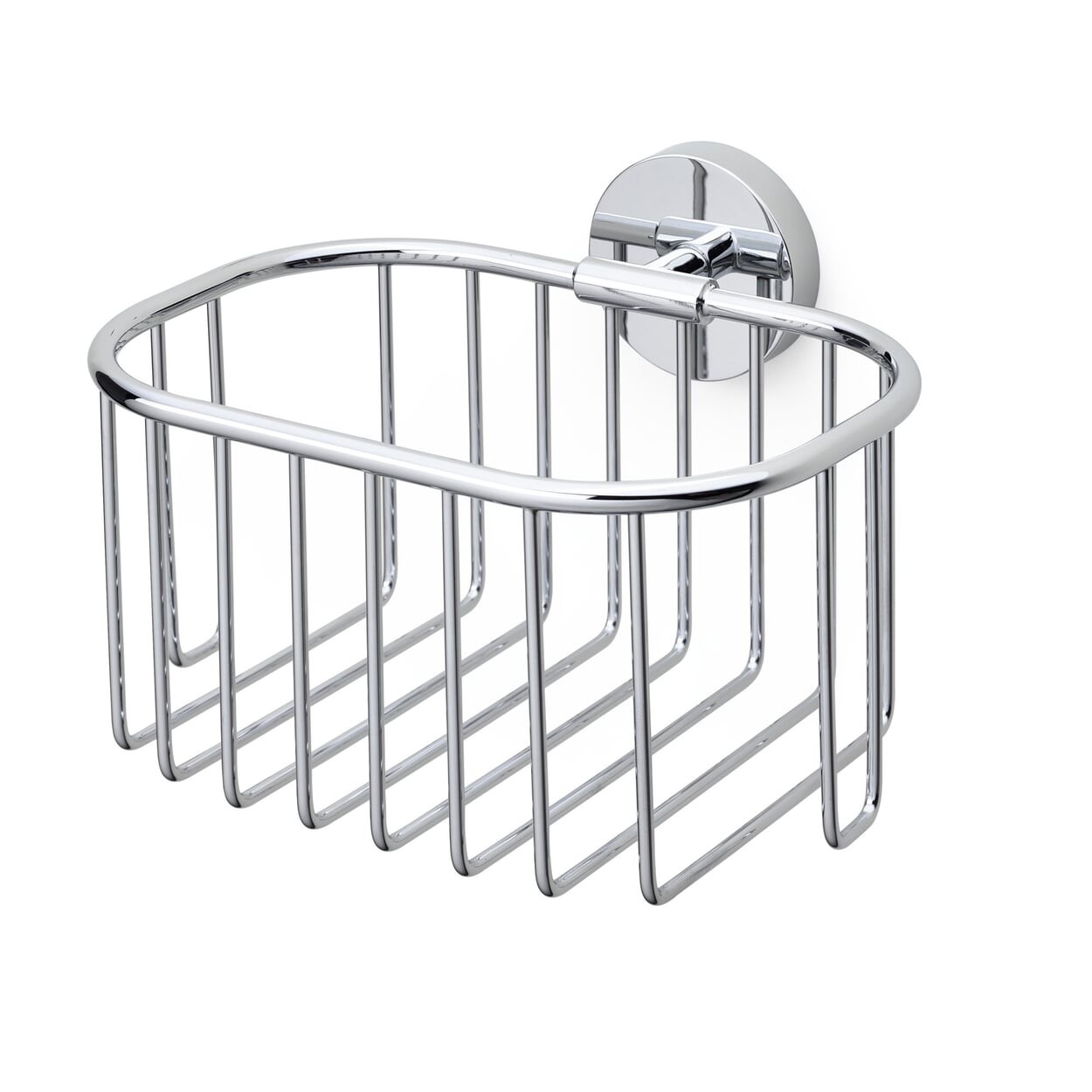 Shower Basket Made of ChromePlated Brass Manufactum