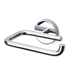 Toilet roll holder, brass, chromium-plated