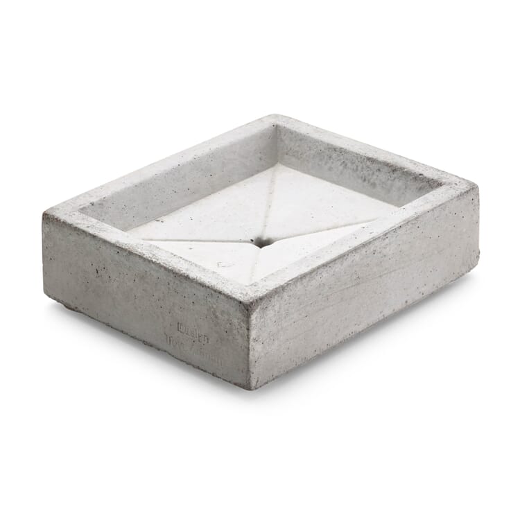 Soap dish concrete