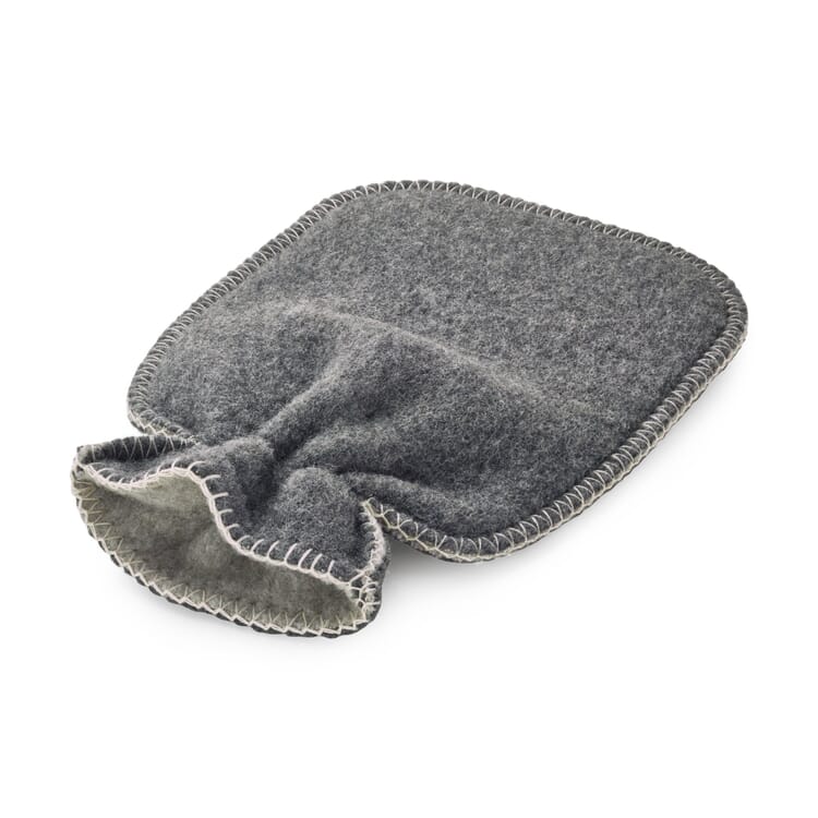 Cover for Hot-Water Bottle, Anthracite/Light Grey