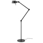 Tonone gulvlampe i stål og aluminium Sort