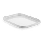 Tray Made of Melamine Resin Small White
