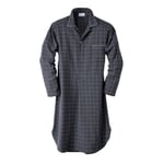 Chemise de nuit homme en flanelle Gelange gris