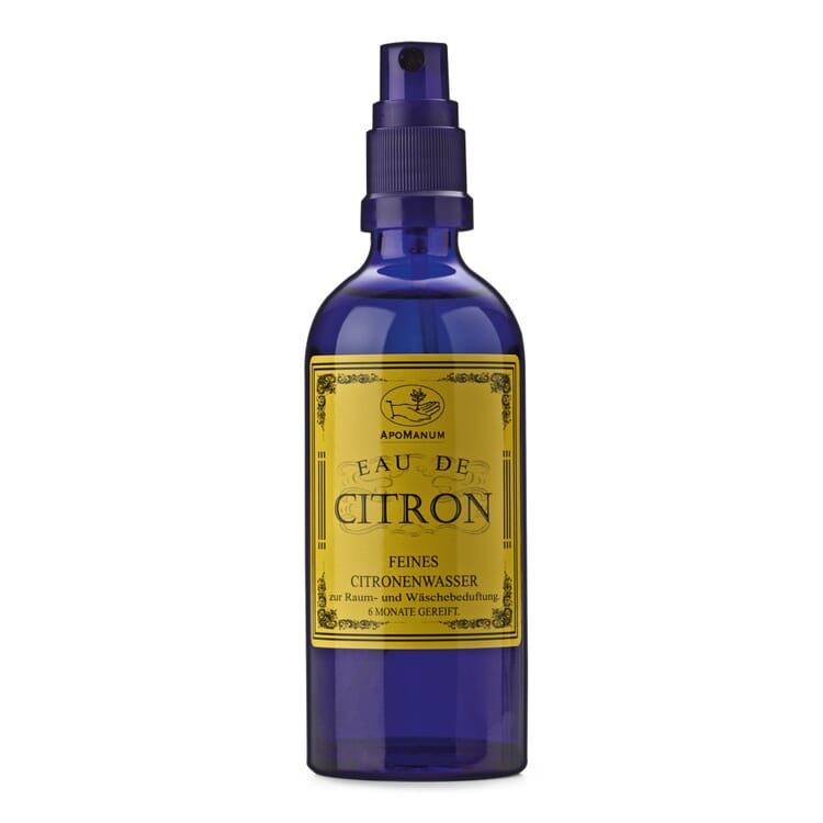 Room and laundry fragrance, Lemon water