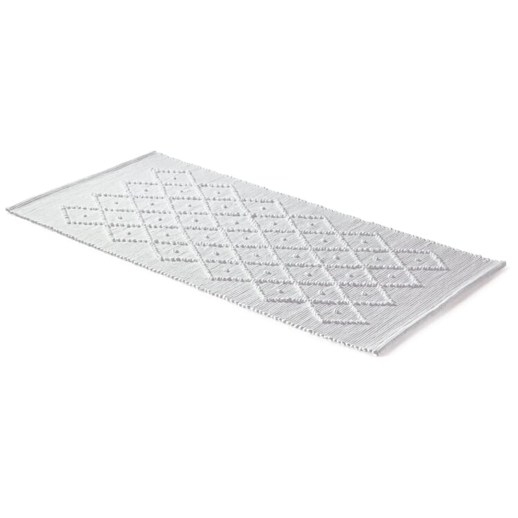 Alfombra de baño motivo diamante