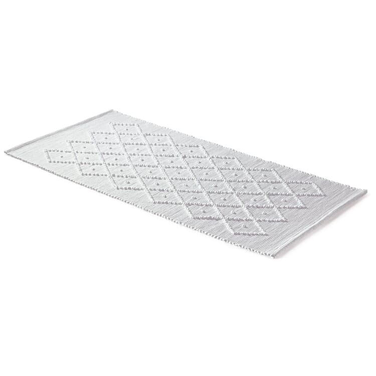 Bath rug diamond pattern, 60 × 120 cm
