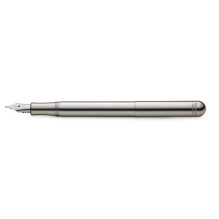 Pluma estilográfica Kaweco Liliput acero inoxidable, Acero inoxidable