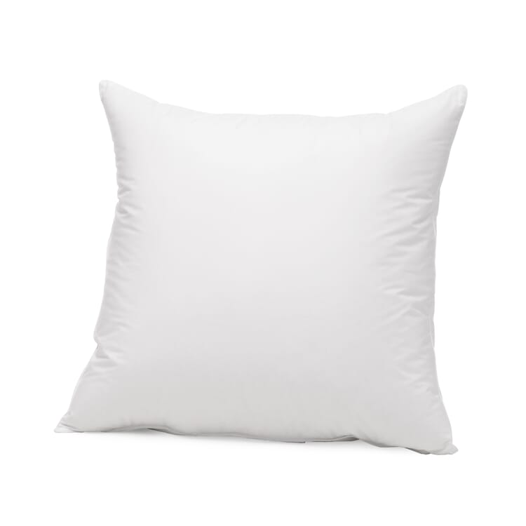 Almohada de 3 compartimentos con plumas y plumón de ganso, 80 × 80 cm
