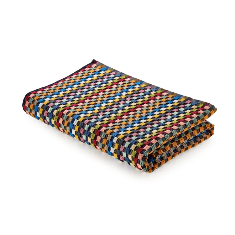 Towel Made of Chequered Terry Cloth