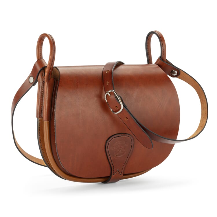 Borsa da caccia in pelle di vacchetta