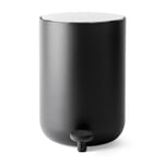 Cestino a pedale standard 7 litri RAL 9005 Nero intenso (opaco)