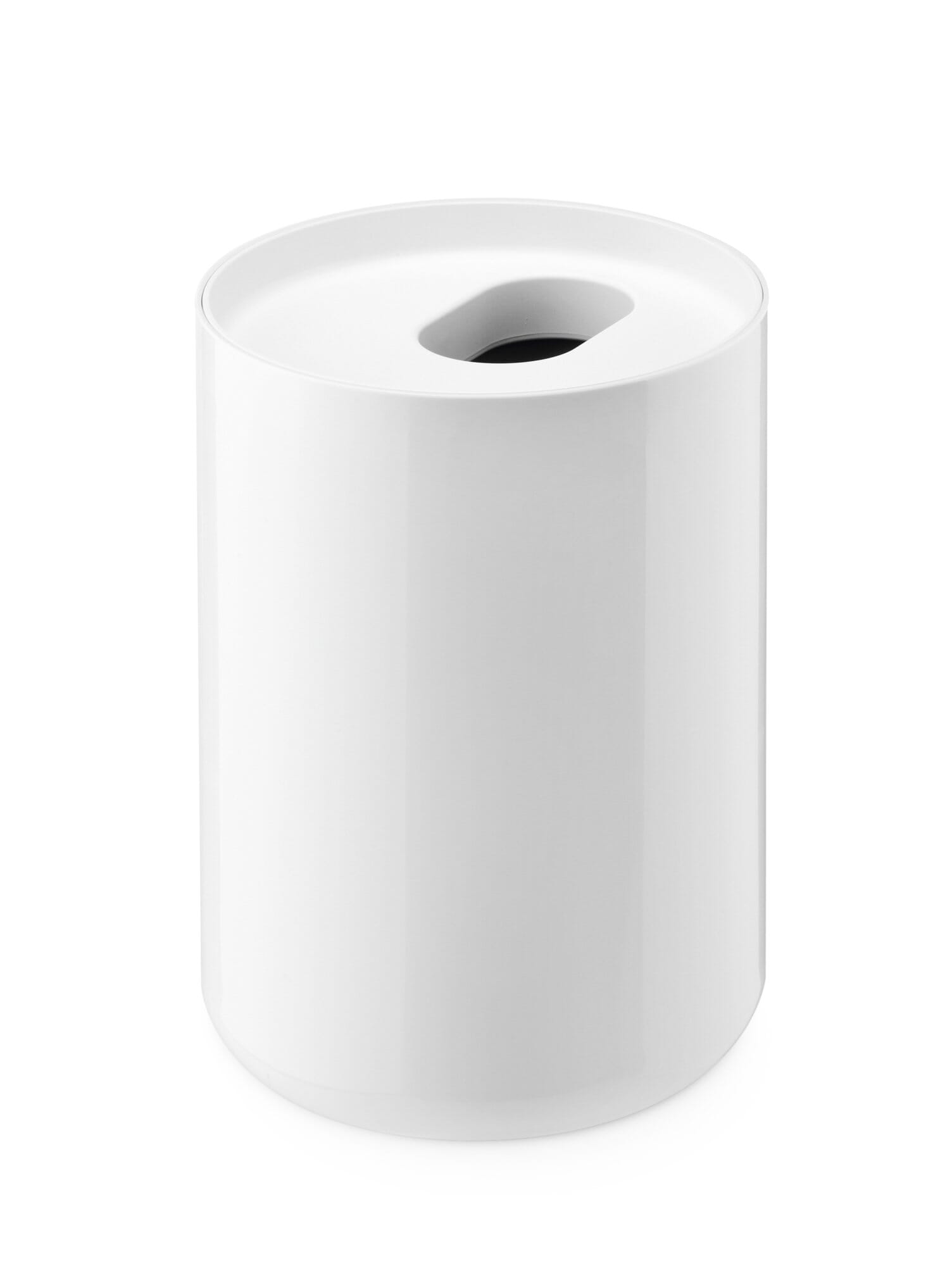 Lunar waste garbage can White White Manufactum