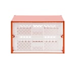 Drawer shelf Stellage Medium RAL 2001 Red orange