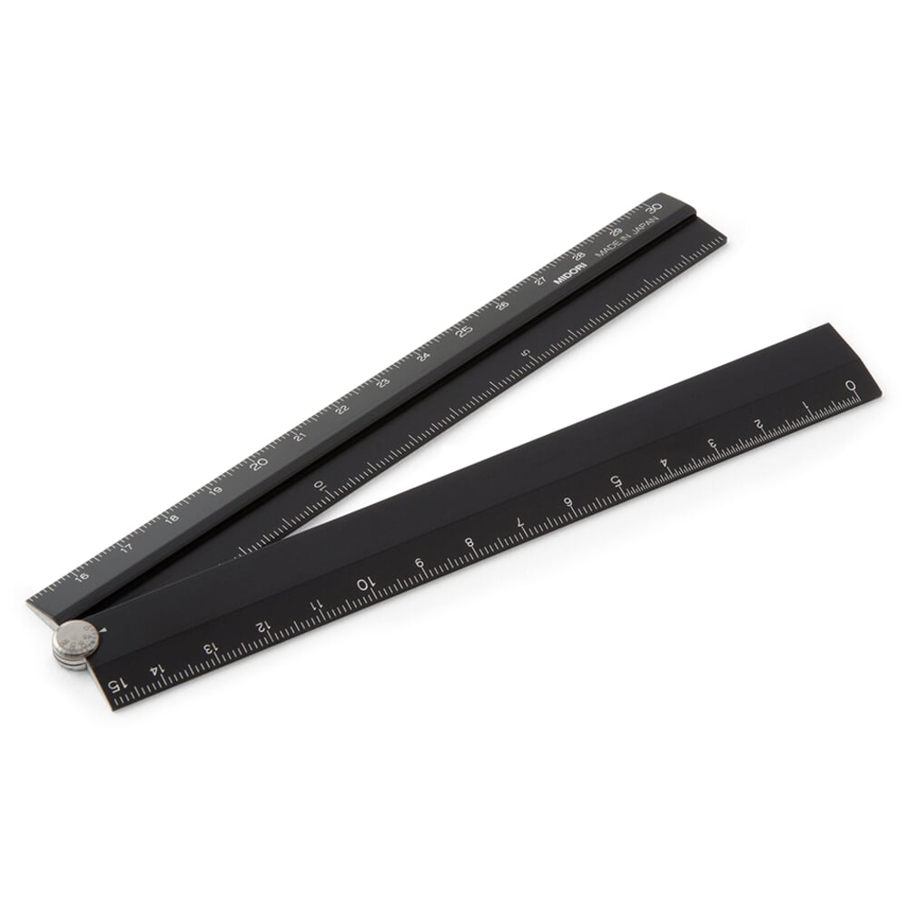 Folderble Ruler Folding ruler Fold, Black | Manufactum