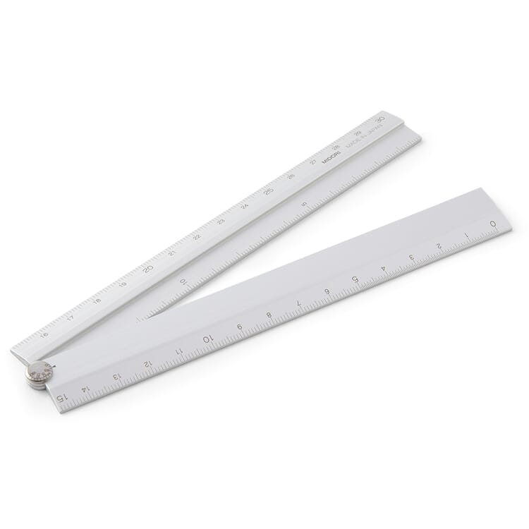 Righello pieghevole Piegare, Argento