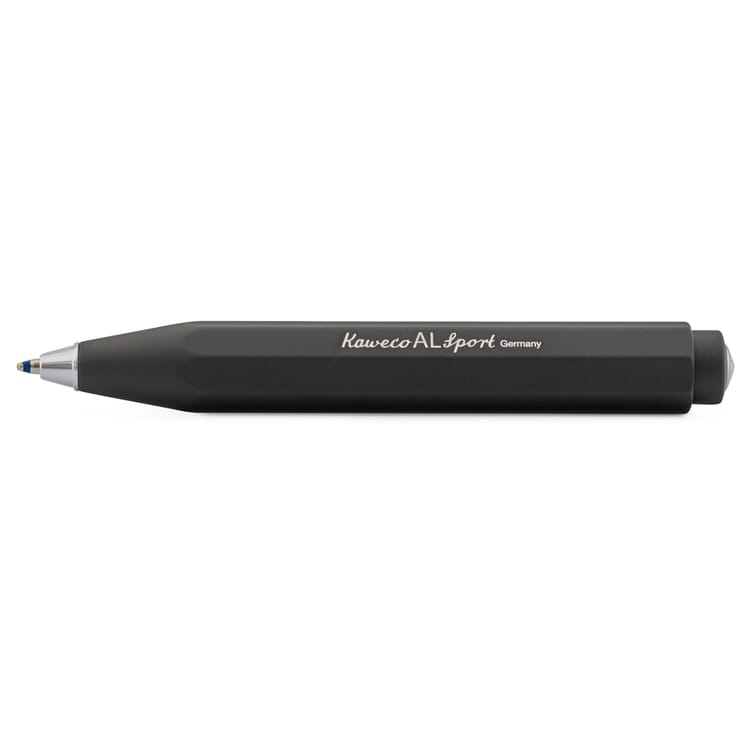 Kaweco Sport-kuglepenne i aluminium, Sort