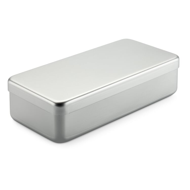 Box Aluminum Box, High, Silver-coloured 