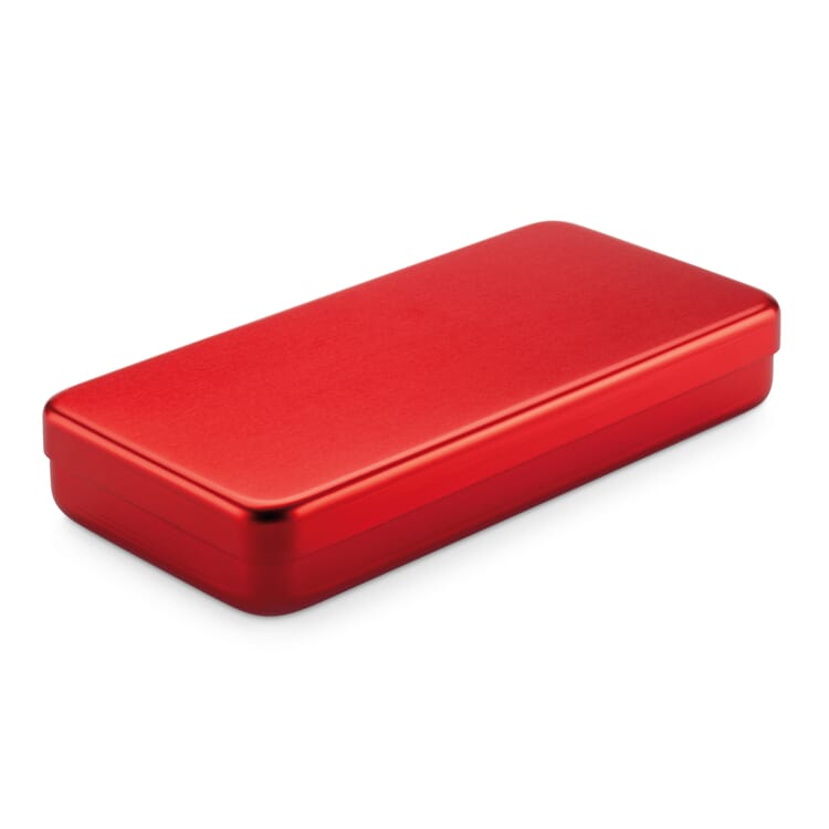Kasse af aluminium, Flad