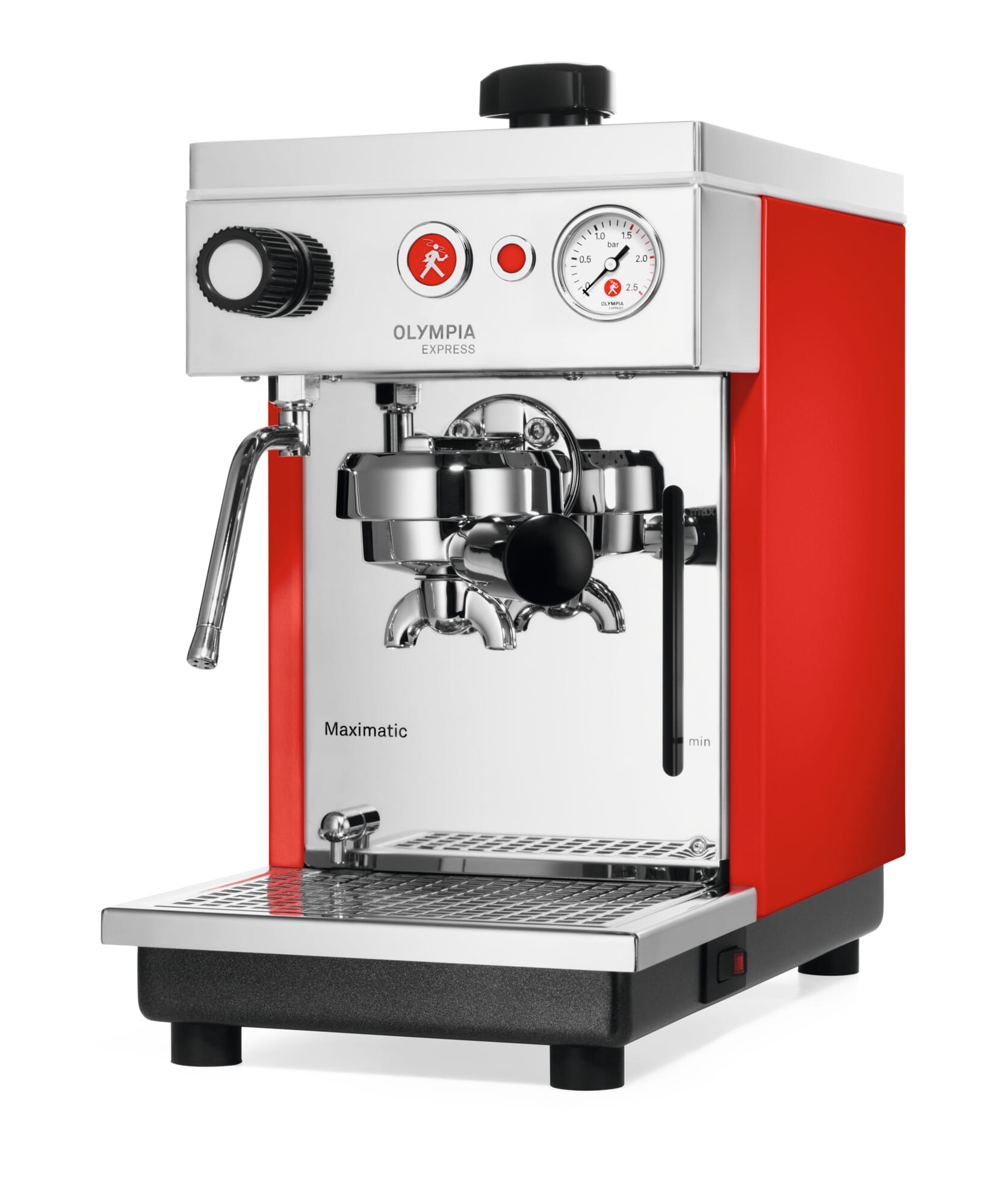 licentie Schaap Yoghurt Olympia Maximatic Semi-Automatic Espresso Machine, Red | Manufactum