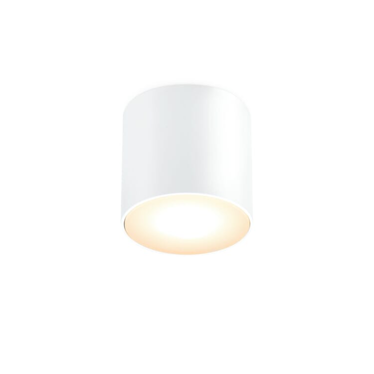 Faretti da superficie Warnemünde, RAL 9016 Bianco traffico
