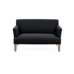 Kitchen Sofa Two-seater Black