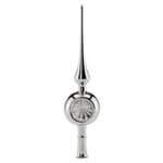 Lauscha Reflective Christmas Treetop Decoration Silver-coloured