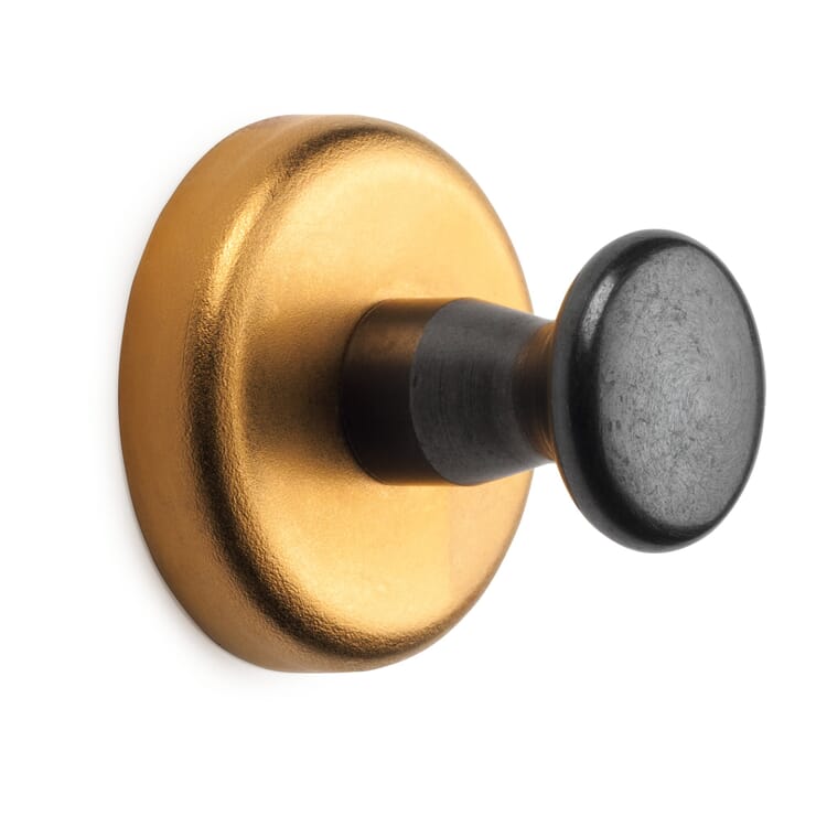 Handle magnet gold plated and burnished