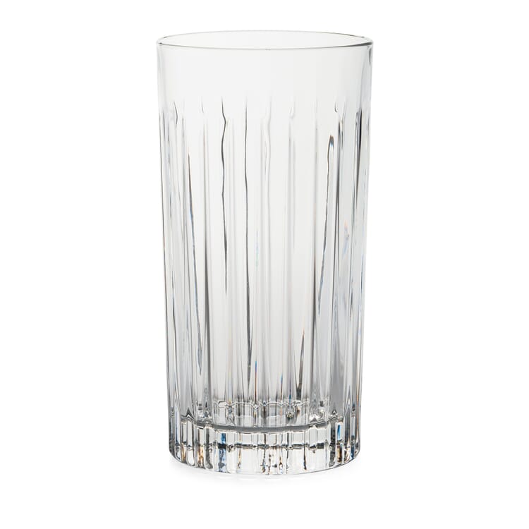 Ribbed Long Drink Glass