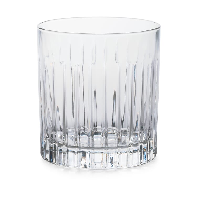 Vaso de whisky acanalado