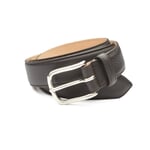 Three Layer Calfskin Belt Brown